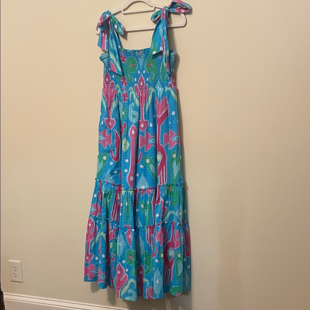 Crown & Ivy Vibrant Patterned Maxi Dress
